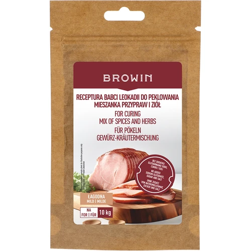Recept van Oma Leokadia Voor Pekelen, 35 g  - 1 ['kruiden- en specerijenmix', ' kruiden en specerijen', ' kruiden voor vlees', ' kruiden voor vlees', ' voor varkensvlees', ' voor rundvlees', ' voor kalfsvlees', ' voor gevogelte', ' voor pekelen']