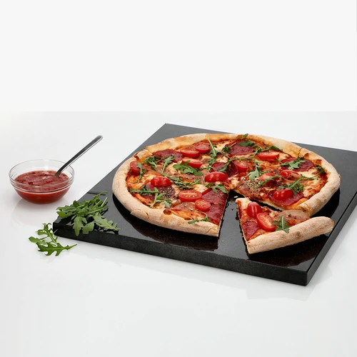 Rechthoekige granieten pizzasteen 37 x 35 cm - 6 ['voor het bakken van pizza', ' granieten pizzasteen', ' granieten steen', ' pizzasteen van graniet', ' pizzasteen', ' baksteen', ' grillsteen', ' barbecue steen', ' Italiaanse pizza', ' zelfgemaakte pizza', ' beste pizza', ' pizza zoals uit de oven', ' voor het bakken van brood', ' als cadeau', ' rechthoekige baksteen', ' rechthoekige pizzasteen', ' serveersteen', ' voor het bakken van broodjes', ' chocolade tempereren']