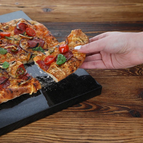 Rechthoekige granieten pizzasteen 37 x 35 cm - 9 ['voor het bakken van pizza', ' granieten pizzasteen', ' granieten steen', ' pizzasteen van graniet', ' pizzasteen', ' baksteen', ' grillsteen', ' barbecue steen', ' Italiaanse pizza', ' zelfgemaakte pizza', ' beste pizza', ' pizza zoals uit de oven', ' voor het bakken van brood', ' als cadeau', ' rechthoekige baksteen', ' rechthoekige pizzasteen', ' serveersteen', ' voor het bakken van broodjes', ' chocolade tempereren']