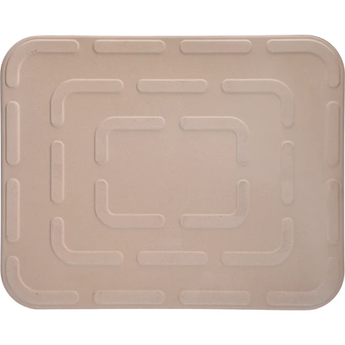 Rechthoekige pizzasteen, gemaakt van cordieriet, - 38 x 30,5 cm - 3 ['baksteen voor het bakken van pizza', ' baksteen voor het bakken van brood', ' rechthoekige pizzasteen', ' grote pizzasteen', ' pizza']