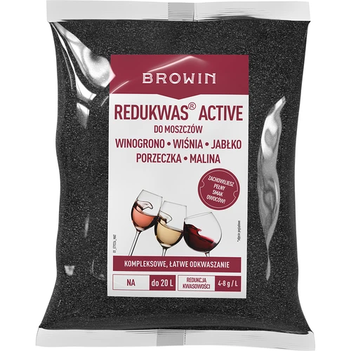Redukwas® Active voor mosten - zuurteregelaar, 460 g  - 1 ['zuurtereductie', ' calciumcarbonaat', ' mostontzuring', ' vermindering van mostzuurheid', ' voor wijn', ' huiswijn', ' verlaging van zuurheid', ' zuurtereductie', ' wijnen van zure vruchten', ' wijn van druiven', ' wijn van aalbessen', ' wijn van frambozen', ' wijn van kersen', ' wijn van appels', ' hoe maak je smakelijke fruitwijn', ' hoe maak je goede druivenwijn', ' zuur in most verminderen', ' middelen voor wijn', ' zuurheid in oenologie', ' gebalanceerde zuurheid', ' minerale ontzuring']
