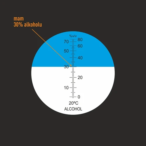 Refractometer voor alcohol - 8 ['voor het meten van het alcoholgehalte', ' om de alcoholconcentratie in brouwsels te controleren', ' refractometer', ' drankproductie', ' alcoholmeting in vloeistoffen', ' meetapparatuur voor alcohol', ' eenvoudige meting van alcoholconcentratie', ' alcoholmeting in vloeistoffen zonder andere toevoegingen', ' alcoholpercentages', ' alcoholpercentage']