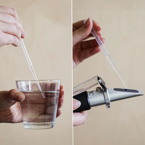 Refractometer voor bier - 9 ['voor het meten van het suikergehalte in bierwort', ' het meten van de suikerconcentratie in bierwort', ' suikerconcentratie meten', ' het meten van de soortelijke massa van bierwort', ' voor bier', ' voor bierwort', ' refractometer', ' bier maken', ' meetapparatuur voor bier', ' eenvoudige meting van suikerconcentratie', ' suiker in bierwort', ' soortelijke massa', ' hoe SG van wort te meten', ' soortelijke massa van bier', ' thuis bier maken']