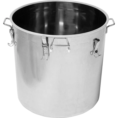 Roestvrijstalen container 161 L met deksel - 2 ['fermentatiecontainer', ' huisgemaakte wijn', ' huisgemaakt bier', ' fermentatiecontainer', ' wijnmaken', ' bierbrouwen']
