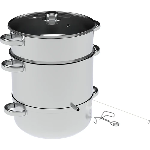Roestvrijstalen sapextractor 8 L  - 1 ['sapextractor van roestvrij staal 8 l', ' roestvrijstalen sapextractor', ' sapextractor', ' roestvrijstalen sapextractor beoordelingen', ' sapextractor Lidl', ' aronia sap uit sapextractor', ' stalen sapextractor', ' roestvrijstalen sapextractor', ' sapextractor voor thuis', ' sap uit sapextractor', ' zelfgemaakt sap', ' stoomkoker', ' sapextractor met stoomkokerfunctie']