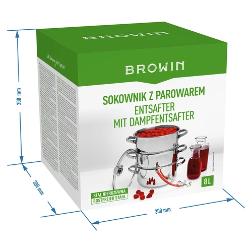 Roestvrijstalen sapextractor 8 L - 9 ['sapextractor van roestvrij staal 8 l', ' roestvrijstalen sapextractor', ' sapextractor', ' roestvrijstalen sapextractor beoordelingen', ' sapextractor Lidl', ' aronia sap uit sapextractor', ' stalen sapextractor', ' roestvrijstalen sapextractor', ' sapextractor voor thuis', ' sap uit sapextractor', ' zelfgemaakt sap', ' stoomkoker', ' sapextractor met stoomkokerfunctie']