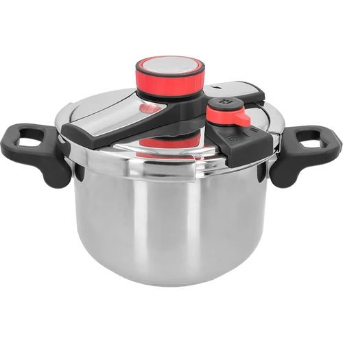 Snelkookpan van roestvrij staal, 6 L