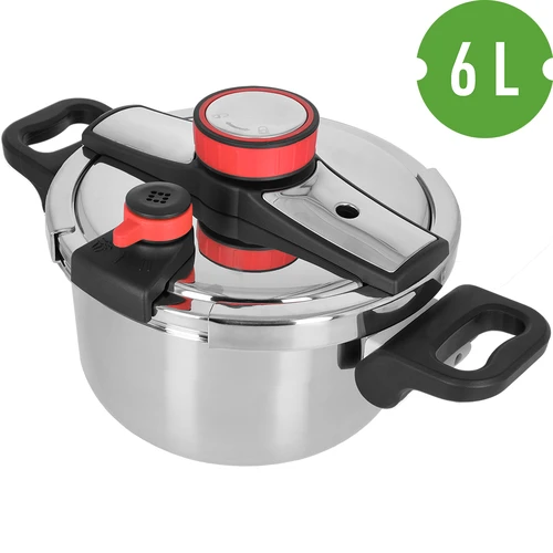 Snelkookpan van roestvrij staal, 6 L - 3