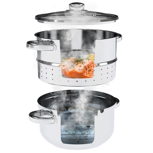 Roestvrijstalen stoomextractor met stoomkoker 5 L - 7 ['stoomextractor', ' stoomkoker', ' roestvrijstalen stoomextractor', ' inductie stoomextractor', ' gasfornuis', ' 5 L', ' voor sappen', ' huisgemaakte sap']