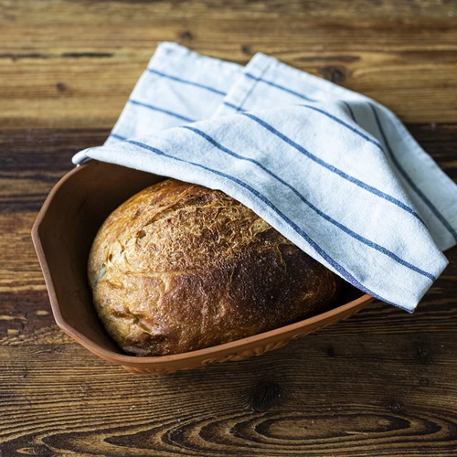 Romeinse pot 4 L - 10 ['cadeau', ' voor het braden van vlees', ' voor het bakken van brood', ' kleipot', ' bakken zonder aanbranden', ' koken zonder vet', ' gezond koken']