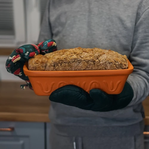 Romeinse vorm 2 L - 13 ['voor het bakken van vlees', ' voor het bakken van brood', ' kleipot', ' bakken zonder aanbranden', ' koken zonder vet', ' gezond koken', ' als cadeau', ' voor Moederdag', ' voor gebak']