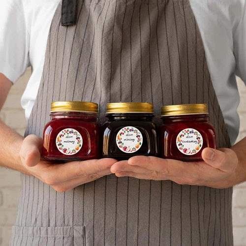 Ronde etiketten fi 50mm voor deksels/potten - 20 stuks - 8 ['etiketten voor potten', ' etiketten voor jam', ' universele etiketten', ' ronde etiketten voor potten', ' etiketten voor conserven', ' etiketten voor flessen', ' stickers voor potten', ' stickers voor conserven', ' stickers voor jam', ' stickers voor flessen', ' zelfklevende etiketten', ' natuurlijke etiketten', ' beige etiketten', ' fruitetiketten', ' decoratieve zelfklevende etiketten', ' lege etiketten']