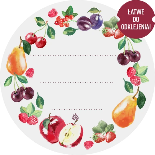 Ronde etiketten fi 50mm voor deksels/potten - 20 stuks  - 1 ['etiketten voor potten', ' etiketten voor jam', ' universele etiketten', ' ronde etiketten voor potten', ' etiketten voor conserven', ' etiketten voor flessen', ' stickers voor potten', ' stickers voor conserven', ' stickers voor jam', ' stickers voor flessen', ' zelfklevende etiketten', ' natuurlijke etiketten', ' beige etiketten', ' fruitetiketten', ' decoratieve zelfklevende etiketten', ' lege etiketten']