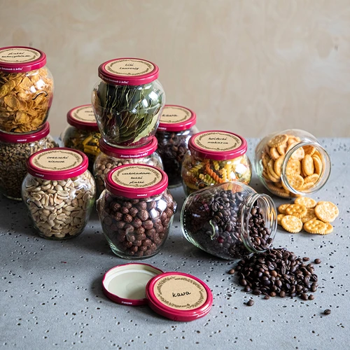 Ronde etiketten fi 66,5mm voor deksels/potten - 20 stuks - 5 ['etiketten voor potten', ' etiketten voor jam', ' universele etiketten', ' ronde etiketten voor potten', ' etiketten voor conserven', ' etiketten voor flessen', ' stickers voor potten', ' stickers voor conserven', ' stickers voor jam', ' stickers voor flessen', ' zelfklevende etiketten', ' natuurlijke etiketten', ' beige etiketten', ' fruitetiketten', ' decoratieve zelfklevende etiketten', ' lege etiketten']