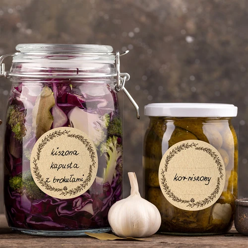Ronde etiketten fi 66,5mm voor deksels/potten - 20 stuks - 10 ['etiketten voor potten', ' etiketten voor jam', ' universele etiketten', ' ronde etiketten voor potten', ' etiketten voor conserven', ' etiketten voor flessen', ' stickers voor potten', ' stickers voor conserven', ' stickers voor jam', ' stickers voor flessen', ' zelfklevende etiketten', ' natuurlijke etiketten', ' beige etiketten', ' fruitetiketten', ' decoratieve zelfklevende etiketten', ' lege etiketten']