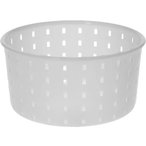 Ronde kaasvorm Ø 13 x 7 cm voor 800 g  - 1 ['kaasvorm', ' cilindervorm', ' kaas', ' zelfgemaakte kaas', ' kaas vormen', ' huisgemaakte kaas', ' kaasvorm', ' kaasmal', ' kaasmaken', ' hoe maak je kaas', ' voor kaas', ' stremselkaas']