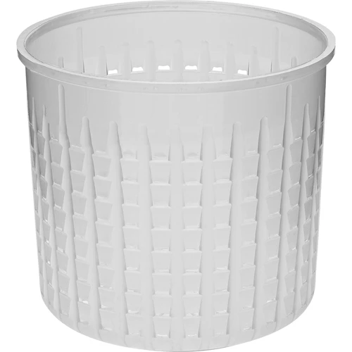 Ronde kaasvorm Ø 8,4 x 7,4 cm voor 250 g  - 1 ['kaasvorm', ' kaasmal', ' kaasmaken', ' hoe kaas te maken', ' voor kaas', ' stremselkaas']