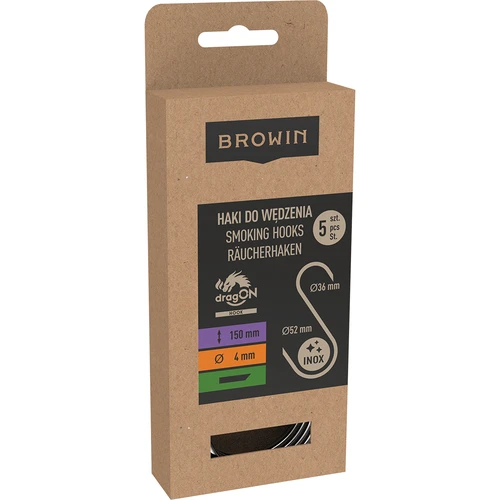 Rookhaken - S, 45° geslepen 4 mm x 150 mm, 5 stuks - 3