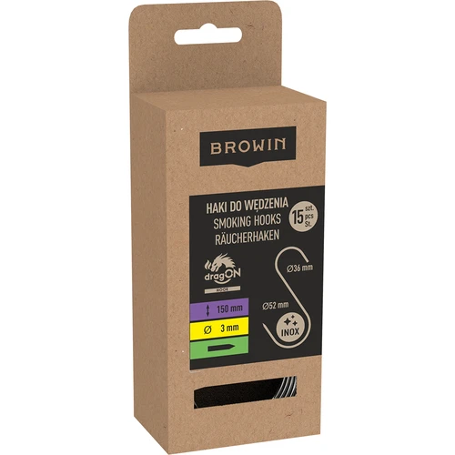 Rookhaken - S, geslepen 3 mm x 150 mm, 15 stuks - 3