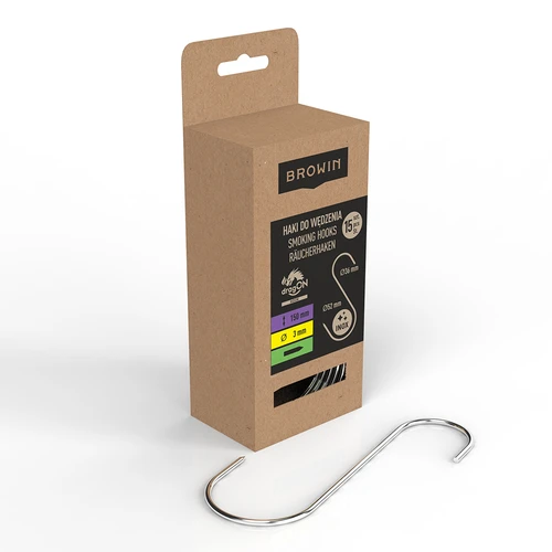 Rookhaken - S, geslepen 3mm x 150mm 15 stuks - 2 ['rookhaak', ' rookhaak voor vlees', ' rookhaak voor vleeswaren', ' haak voor vleeswaren', ' rookhaken', ' roestvrijstalen haken', ' S-vormige rookhaken', ' set haken', ' haken voor rokerij', ' haken voor het drogen van vleeswaren', ' haken voor kazen', ' klassieke haken']