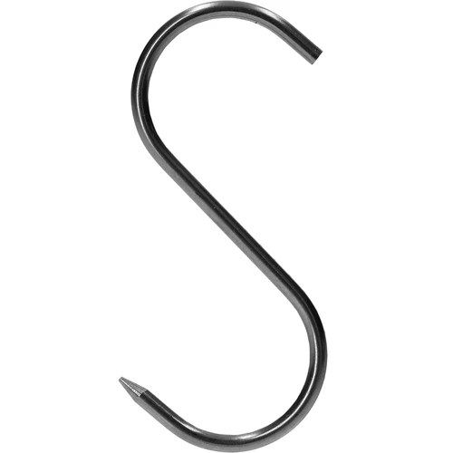 Rookhaken - S, geslepen, 4mm x 100mm 5 stuks - 3 ['rookhaak', ' rookhaak voor vlees', ' rookhaak voor vleeswaren', ' haak voor vleeswaren', ' rookhaken', ' roestvrijstalen haken', ' S rookhaken', ' set haken', ' haken voor rokerij', ' haken voor het drogen van vleeswaren', ' haken voor kazen', ' klassieke haken']