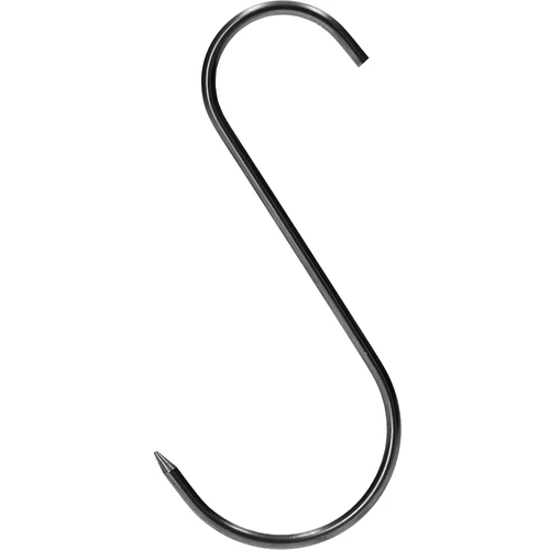 Rookhaken - S, geslepen 4mm x 150mm 15 stuks - 4 ['rookhaak', ' rookhaak voor vlees', ' rookhaak voor vleeswaren', ' haak voor vleeswaren', ' rookhaken', ' roestvrijstalen haken', ' S rookhaken', ' set haken', ' haken voor rokerij', ' haken voor het drogen van vleeswaren', ' haken voor kazen', ' klassieke haken']