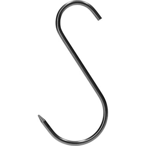 Rookhaken - S, geslepen 5mm x 150mm 5 stuks - 4 ['rookhaak', ' rookhaak voor vlees', ' rookhaak voor vleeswaren', ' haak voor vleeswaren', ' rookhaken', ' roestvrijstalen haken', ' S rookhaken', ' set haken', ' haken voor rokerij', ' haken voor het drogen van vleeswaren', ' haken voor kazen', ' klassieke haken']