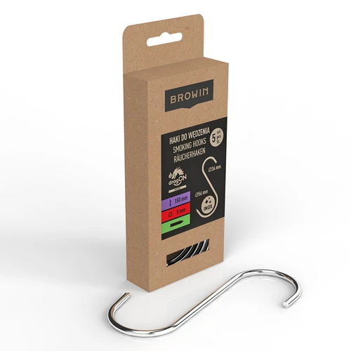 Rookhaken - S, geslepen 5mm x 150mm 5 stuks - 2 ['rookhaak', ' rookhaak voor vlees', ' rookhaak voor vleeswaren', ' haak voor vleeswaren', ' rookhaken', ' roestvrijstalen haken', ' S rookhaken', ' set haken', ' haken voor rokerij', ' haken voor het drogen van vleeswaren', ' haken voor kazen', ' klassieke haken']