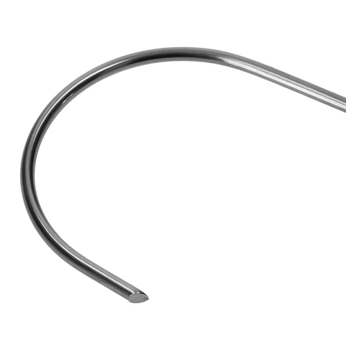 Rookhaken - S, gesneden 45° 3mm x 150mm 5 stuks - 5 ['rookhaak', ' rookhaak voor vlees', ' rookhaak voor vleeswaren', ' haak voor vleeswaren', ' rookhaken', ' roestvrijstalen haken', ' S rookhaken', ' set haken', ' haken voor rokerij', ' haken voor het drogen van vleeswaren', ' haken voor kazen', ' klassieke haken']