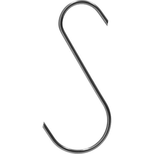 Rookhaken - S, gesneden 45° 4mm x 150mm 5 stuks - 4 ['rookhaak', ' rookhaak voor vlees', ' rookhaak voor vleeswaren', ' haak voor vleeswaren', ' rookhaken', ' roestvrijstalen haken', ' S-vormige rookhaken', ' set haken', ' haken voor rokerij', ' haken voor het drogen van vleeswaren', ' haken voor kazen', ' klassieke haken', ' haken met afgeschuinde uiteinden']