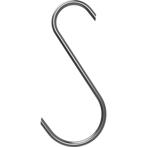 Rookhaken - S, gesneden 45° 5mm x 150mm 5 stuks - 4 ['rookhaak', ' rookhaak voor vlees', ' rookhaak voor vleeswaren', ' haak voor vleeswaren', ' rookhaken', ' roestvrijstalen haken', ' S rookhaken', ' set haken', ' haken voor rokerij', ' haken voor het drogen van vleeswaren', ' haken voor kazen', ' klassieke haken']