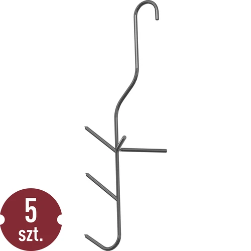 Rookhaken voor vis - drievoudig, 5 stuks  - 1 ['rookhaak', ' rookhaak voor rokerij', ' rookhaken', ' visrookhaak', ' rookhaken voor vis']