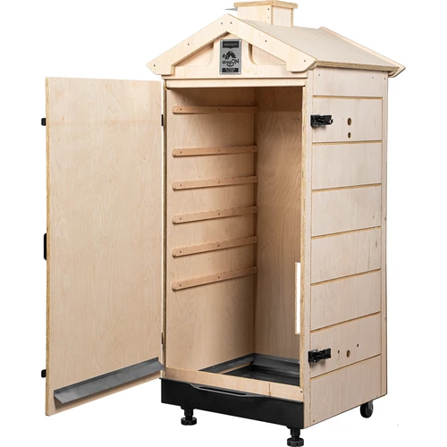 Rookkamer van gecertificeerd multiplex, frameloos 200 L, met wielen - 2