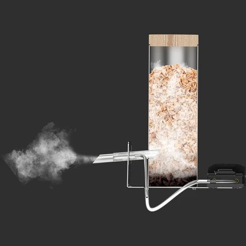 Rookoven 200 L dragON Larch E21 - van lariks, met elektrische verwarmingsmodule en regelaar - 15