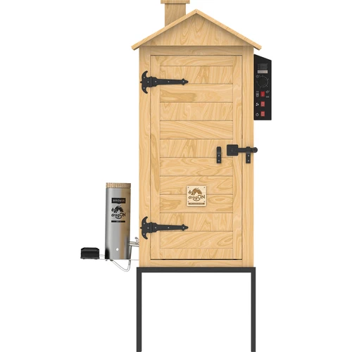 Rookoven 200 L dragON Larch E21 - van lariks, met elektrische verwarmingsmodule en regelaar - 3