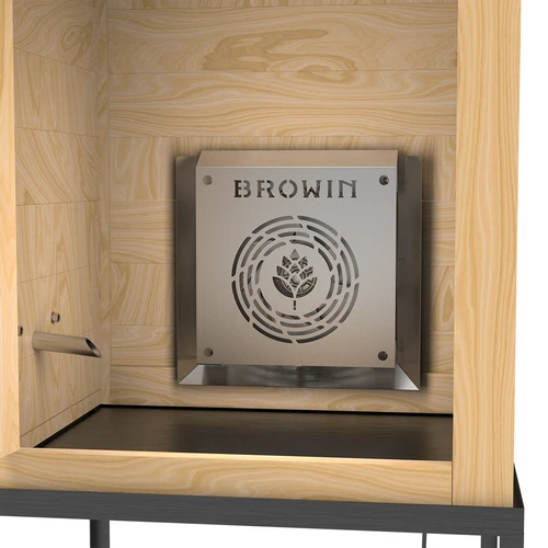 Rookoven 200 L dragON Larch E21 - van lariks, met elektrische verwarmingsmodule en regelaar - 10