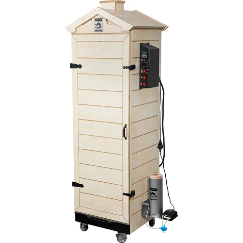 Rookoven dragON PLYWOOD NATURE – frameloos, modulair, met digitale regelaar, 320L - 2