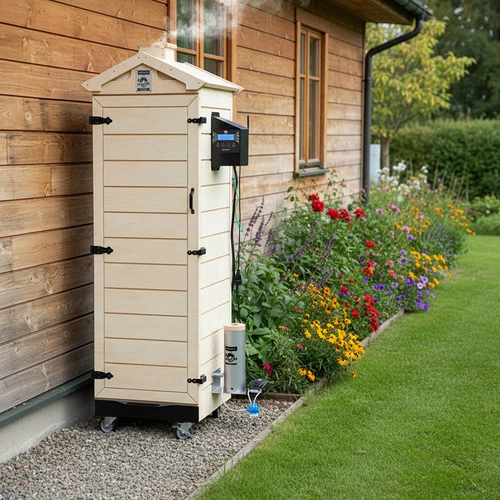 Rookoven dragON PLYWOOD NATURE – frameloos, modulair, met Wi-Fi-controller, 320L - 15