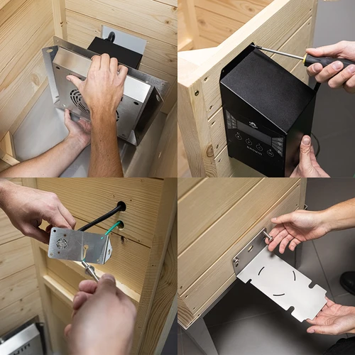 Rookoven met Wi-Fi, 200 L- dragON WOOD 100IQ met elektrische verwarmingsmodule en controller - 13