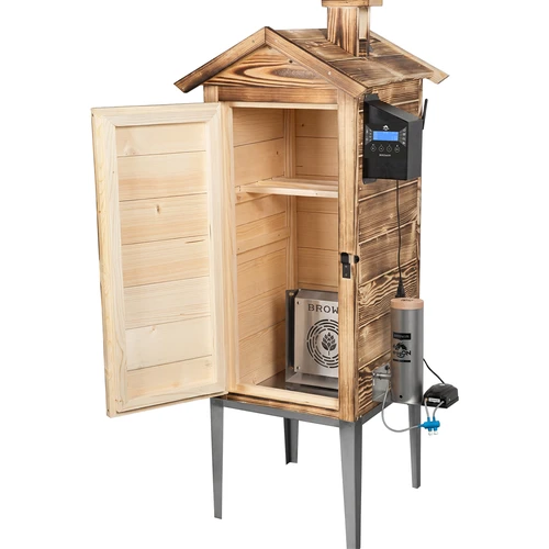 Rookoven met Wi-Fi, 200 L - dragON WOOD 100IQ met elektrische verwarmingsmodule en controller, van gebrand hout - 2