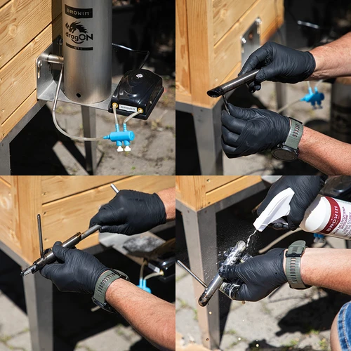 Schraper voor dragON JET rookgeneratoren – handig schoonmaken van de rookbuis - 4