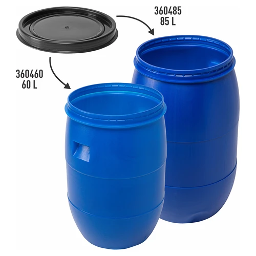 Schroefdeksel voor vaten met klemring 60 en 85 L, Ø 33,5 cm - 3