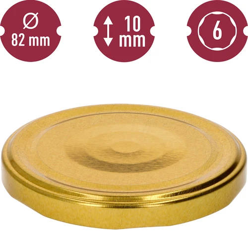 Schroefdop fi 82/6 goud - 10 stuks. - 2 ['dop', ' doppen', ' schroefdop', ' schroefdoppen', ' fi82', ' fi 82', ' schroefdop voor pot', ' gouden schroefdop', '']