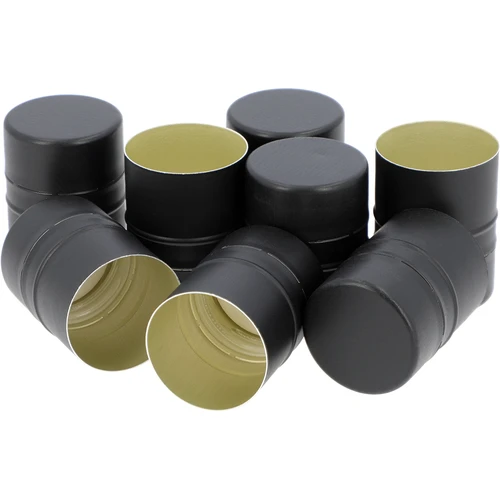 Schroefdop voor flessen fi28/38, zwart, 8 stuks.  - 1 