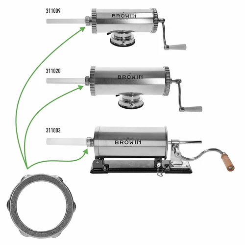 Schroefmoer voor Browin-worstvullers nr. 311003, 311009, 311020 - 3