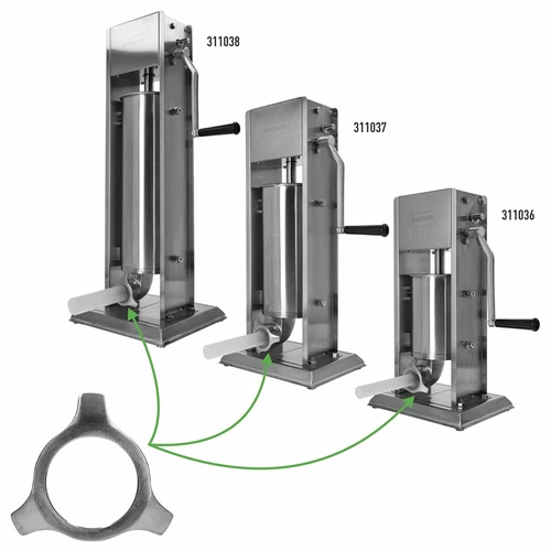 Schroefmoer voor Browin-worstvullers nr 311036, 311037, 311038 - 3