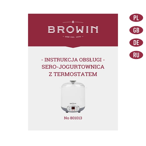 Sero-jogurtownica z termostatem 1,5 L - 8
