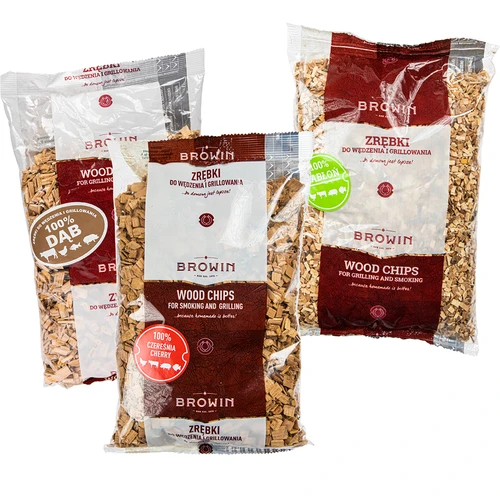 Set rookhoutsnippers: kers, appel en eik
