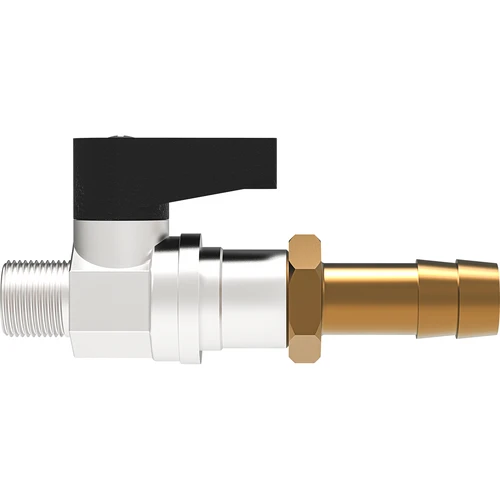 Set steekkoppeling + kogelklep + nippel - 2 ['accessoires voor distilleerapparaten', ' modulaire distilleerapparaten', ' voor de kop', ' voor reflux']