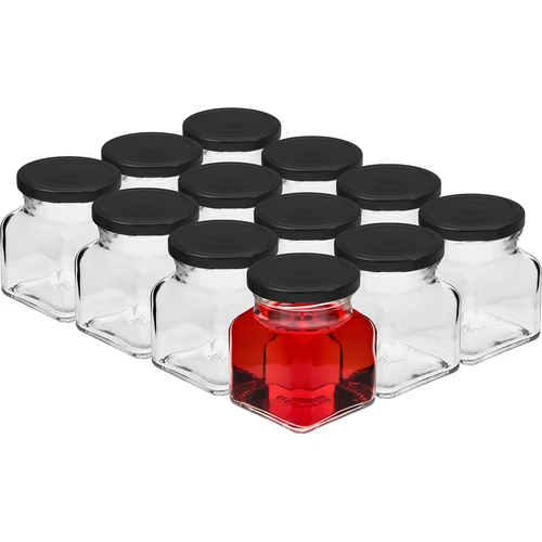 Set van 12 x pot 120ml + 30 etiketten voor het labelen van kruiden - 3 ['stickers voor kruiden', ' etiketten voor potten', ' etiketten voor containers', ' stickers voor kruidencontainers', ' stickers voor kruiden', ' zwarte stickers voor kruiden', ' zelfklevende etiketten voor kruiden', ' stickers voor potten', ' potten', ' kleine potten', ' potje', ' glazen pot', ' glazen potten', ' pot met deksel', ' potten voor kruiden', ' pot voor kruiden', ' pot 120ml']